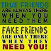 Difference Between Real And Fake Friends Quotes