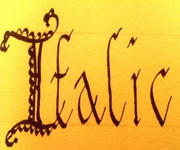 Calligraphy For Beginners Calligraphy Terms