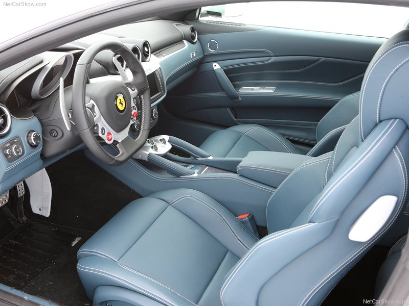 Nicemotorcar 2012 Ferrari Ff Silver Interior And Engine Pics