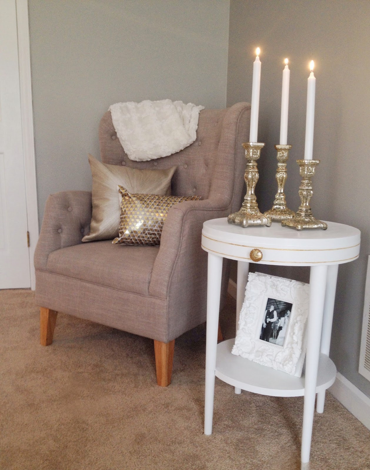 Delightfully Chic DIY Fun Dchic Project {End Table Plays Dress Up}