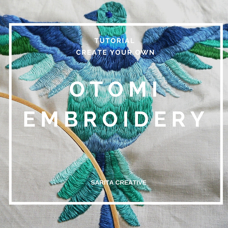Tutorial otomi embroidery stitch  sarita creative Tutorial otomi embroidery stitch  sarita creative