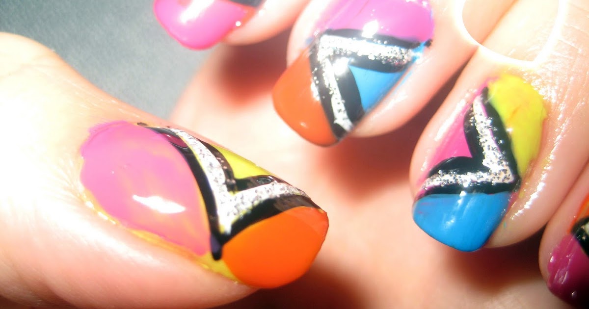 1. Cute and Easy Tribal Nail Design Tutorial - wide 8