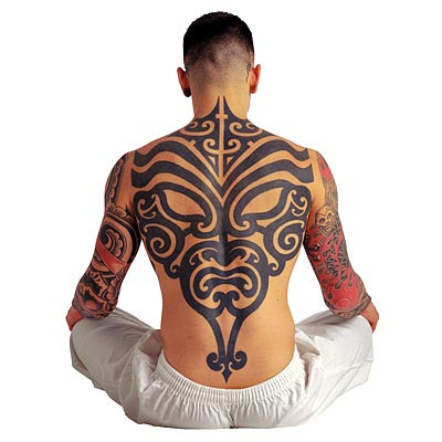 tattoos designs for men on back. upper ack tattoos designs for