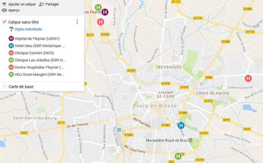 Zoom sur Bourg-en-Bresse