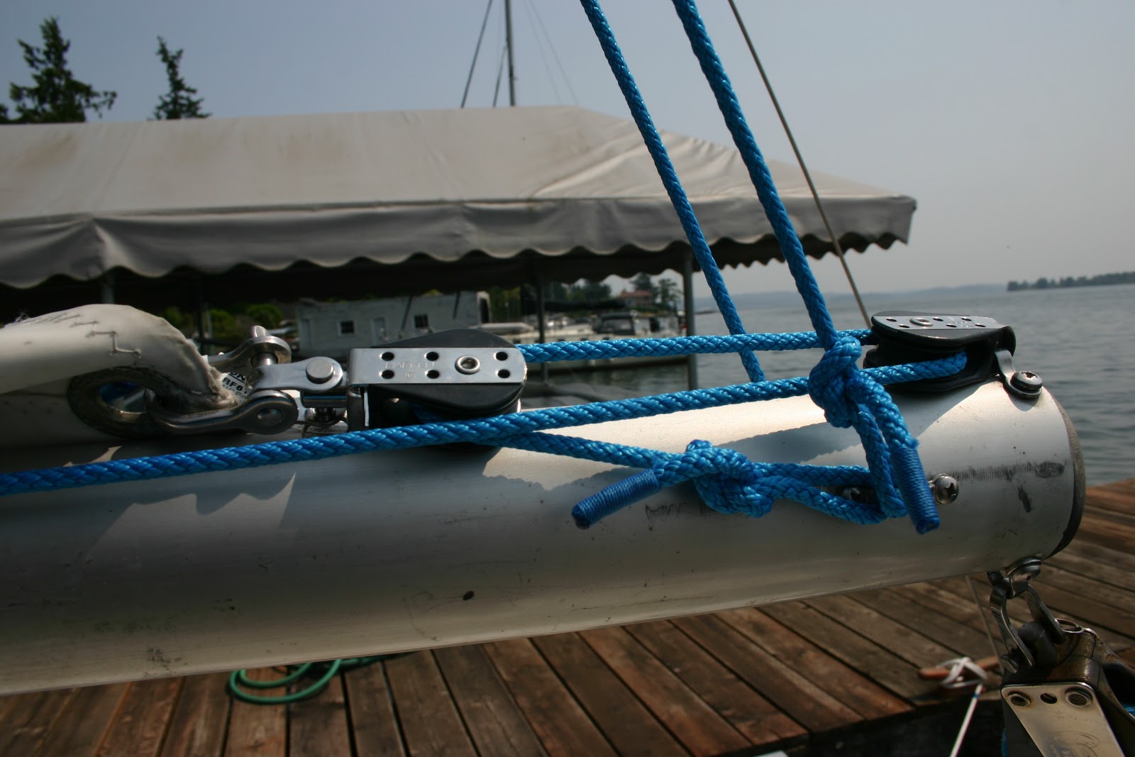 The Catalina 22 Yacht's Log A Busy Day of Not Sailing Mounting The