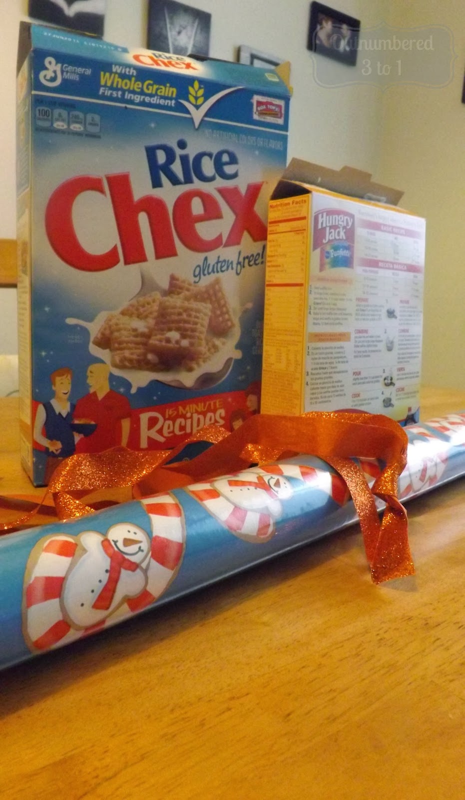 DIY Upcycled Cereal Box Gift Bags Outnumbered 3 to 1