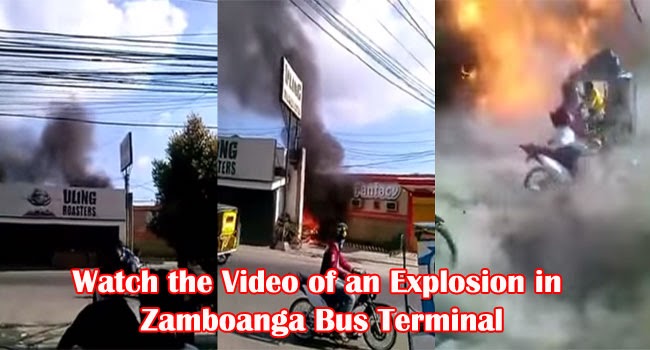 Watch the Video of an Explosion in Zamboanga Bus Terminal Watch the Video of an Explosion in Zamboanga Bus Terminal