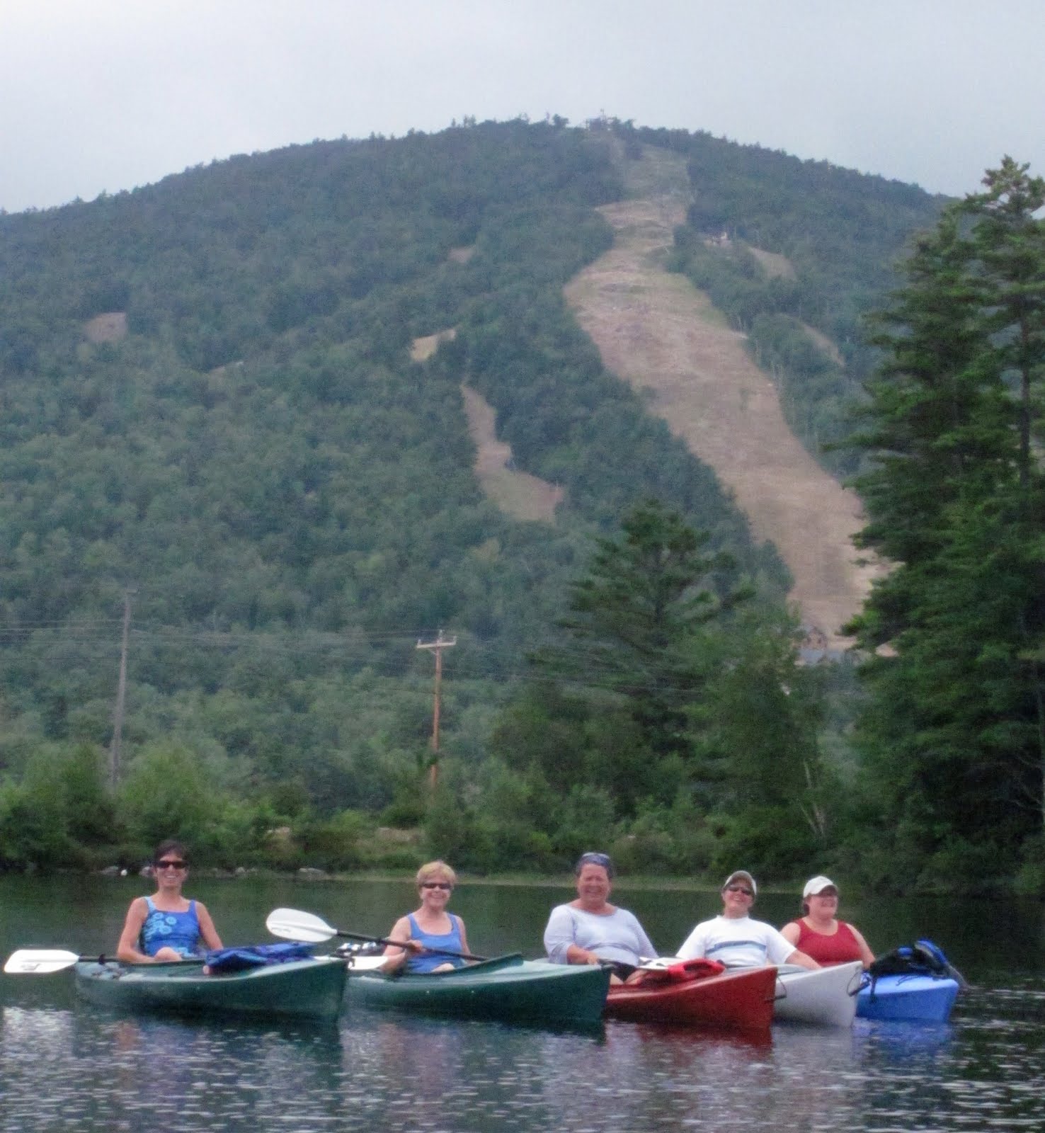Recreational Kayaking in Maine Bridgton, Maine Moose Pond (Shawnee