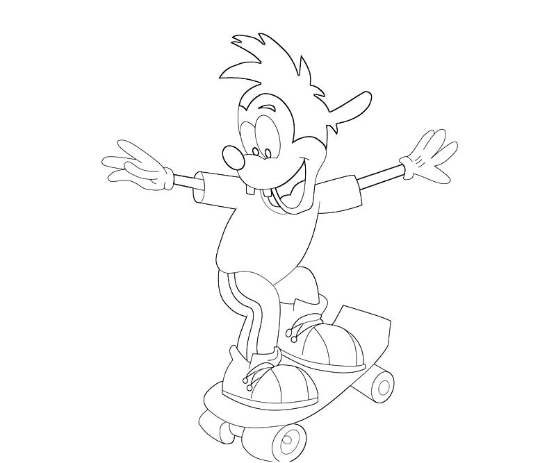 Printable Max Goof Skate Coloring Pages printable-max-goof-skate-coloring-pages