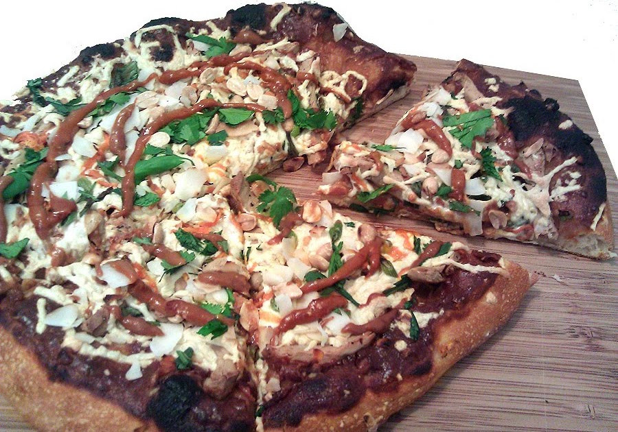 A Profound Hatred of Meat Thai Peanut Pizza