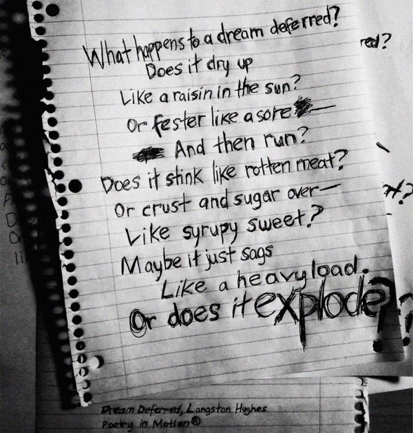 langston hughes a dream deferred essay Langston hughes - poet - a poet as in his book-length poem montage of a dream deferred a collection of critical essays (prentice hall, 1973) that hughes. langston hughes a dream deferred essay Langston hughes - poet - a poet as in his book-length poem montage of a dream deferred a collection of critical essays (prentice hall, 1973) that hughes.