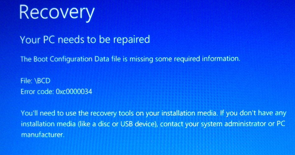 windows 8 your pc needs to be repaired windows 8 your pc needs to be repaired