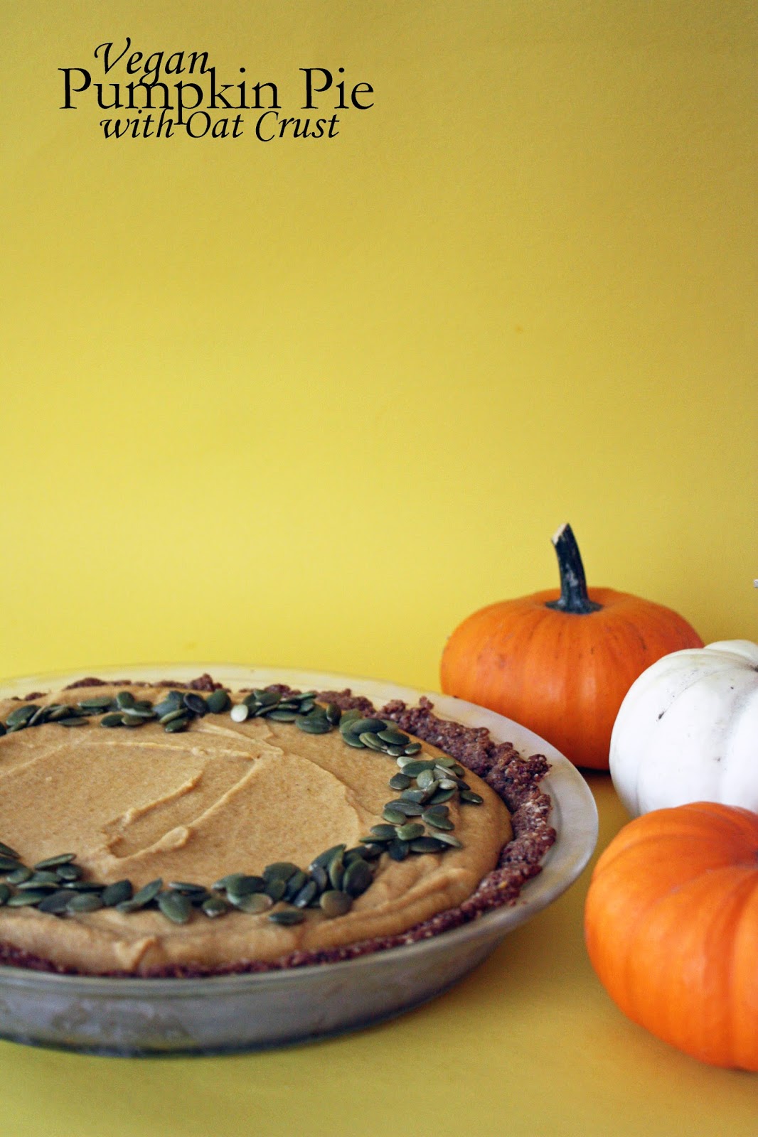 Pumpkin pie with oat crust How to Philosophize with Cake