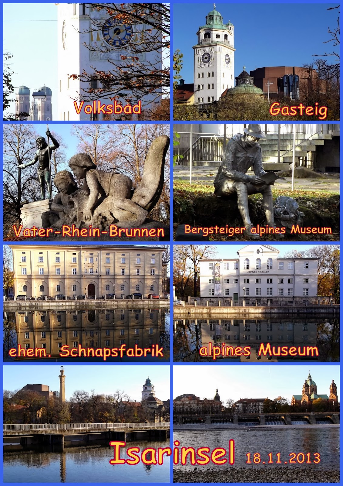 Munchner Spaziergange A V Hildebrand Und Die Isarinsel