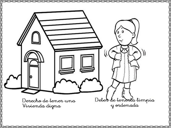 Obligaciones de los niños para colorear - Imagui Obligaciones de los niños para colorear - Imagui