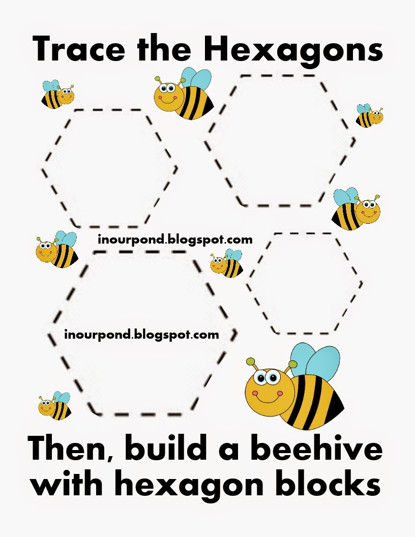 Bee Hive Worksheet and Activity (free) - In Our Pond