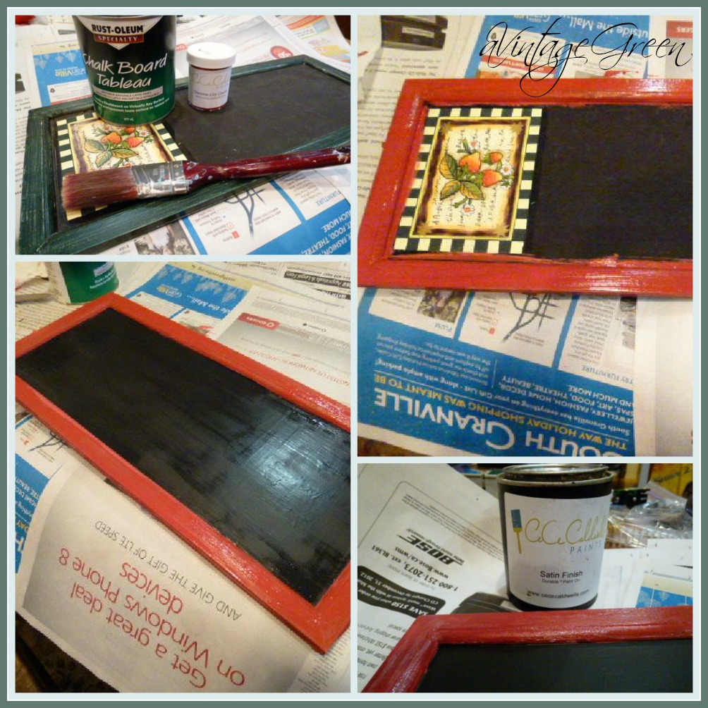 a Vintage Green Small Chalkpaint Project