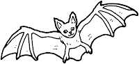 HALLOWEEN COLORINGS: BAT COLORING PAGE HALLOWEEN PRINTABLE