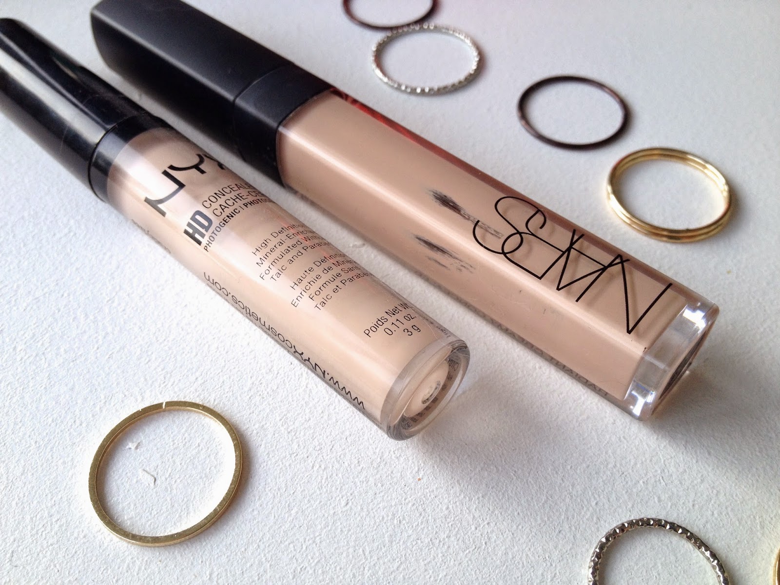 Christine's Beauty and Makeup NARS Radiant Creamy Concealer Dupe NYX HD Concealer