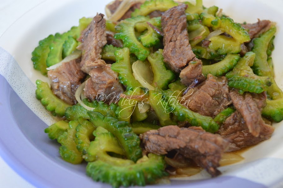 Beef Ampalaya Mely's kitchen