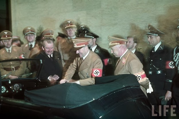 Stunning Image of Adolf Hitler  on 4/20/1939 