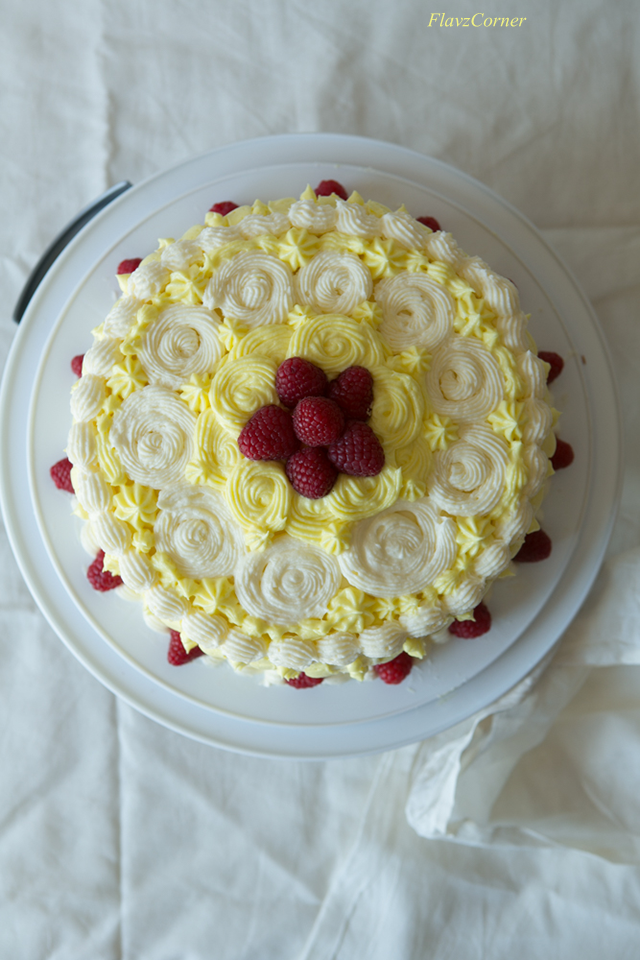Lemon Yogurt Cake With Lemon Cream Cheese ButterCream Frosting