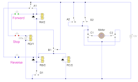 The Circuit Dc Motor Reversing Circuit