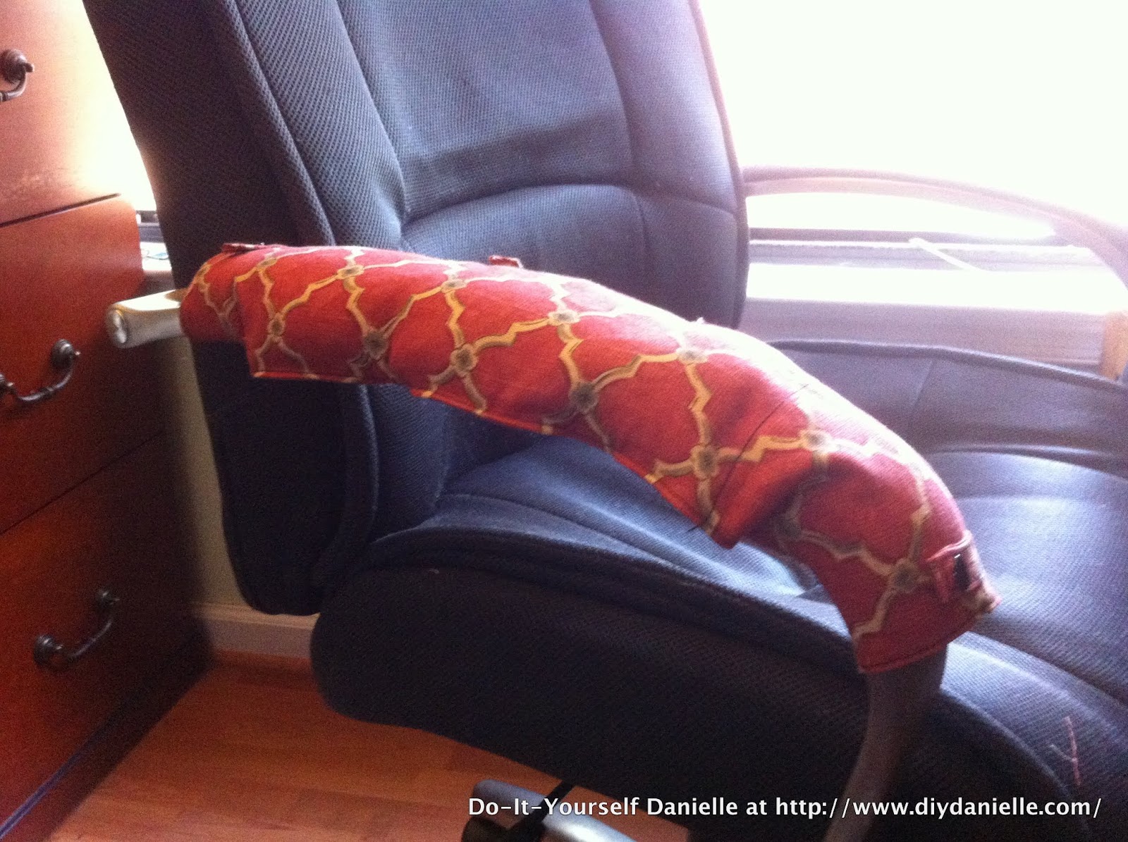 DIY Chair Arm Covers DIY Danielle