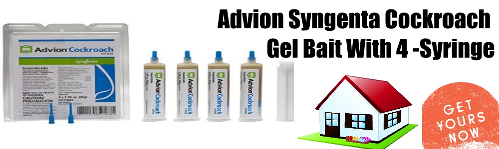 Advion Syngenta Cockroach Gel Bait 4-Syringes