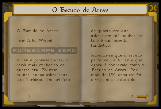 O Escudo de Arrav, RuneScape Wiki