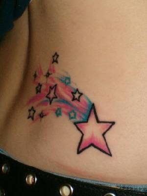 Sea stars and shooting are also common types of tattoos star