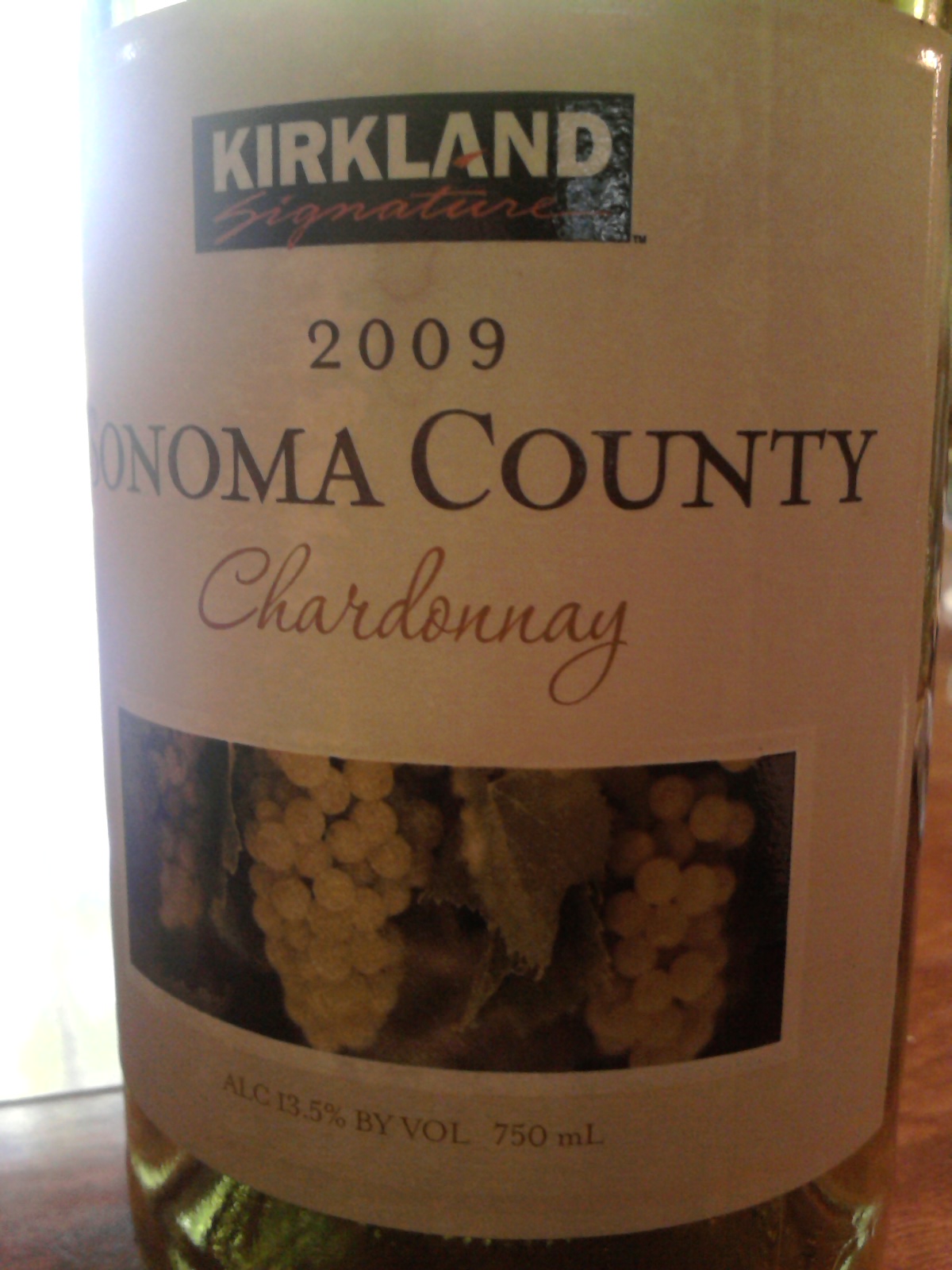 Wine Chicks Guide™ Kirkland Signature Sonoma County Chardonnay 2009