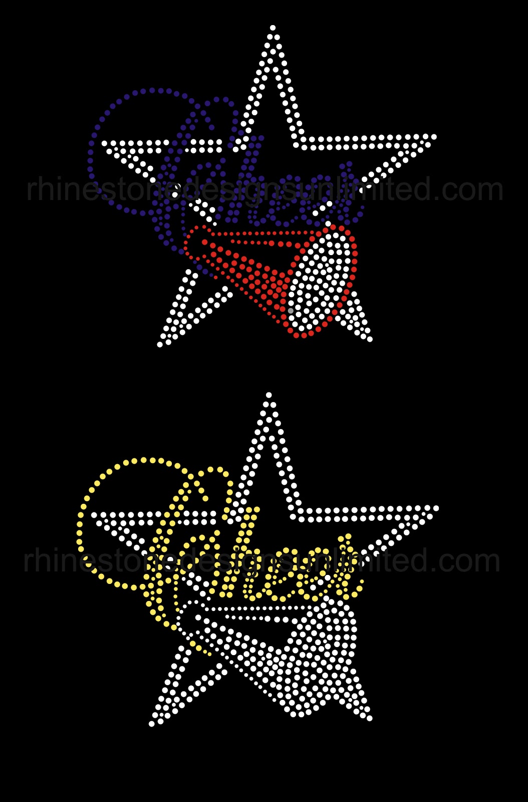 The Bling Guy Cheer Bling Designs