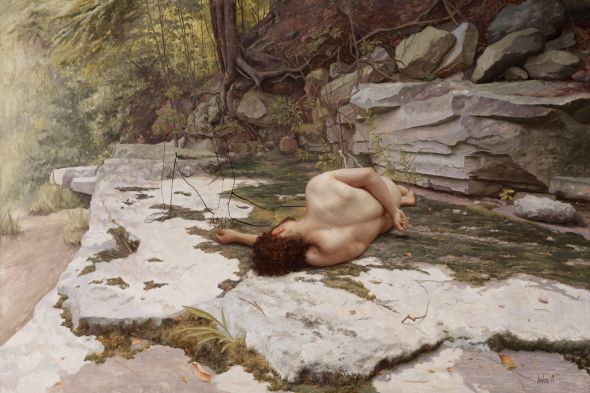 Arantza Martinez pinturas hiper-realistas surreais nudez