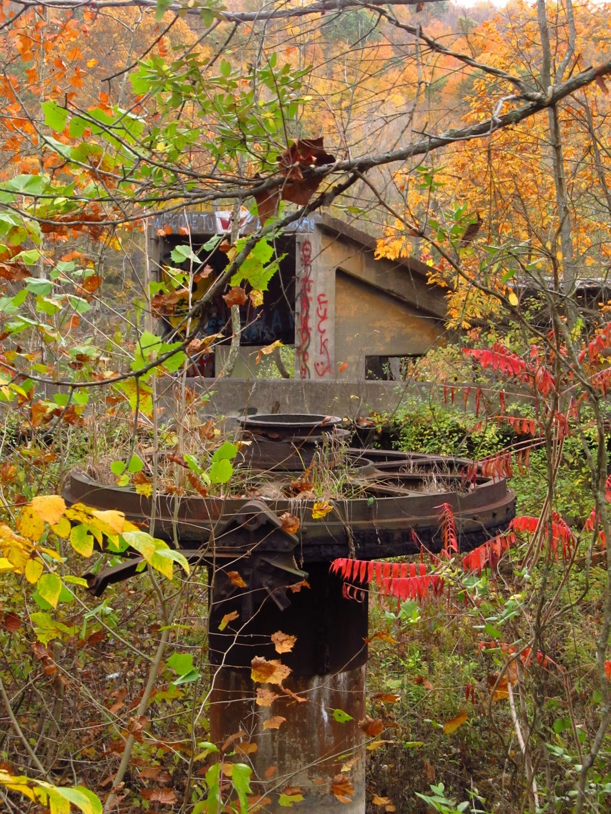 Old Industry of Southwestern Pennsylvania Banning 1 Mine ruins