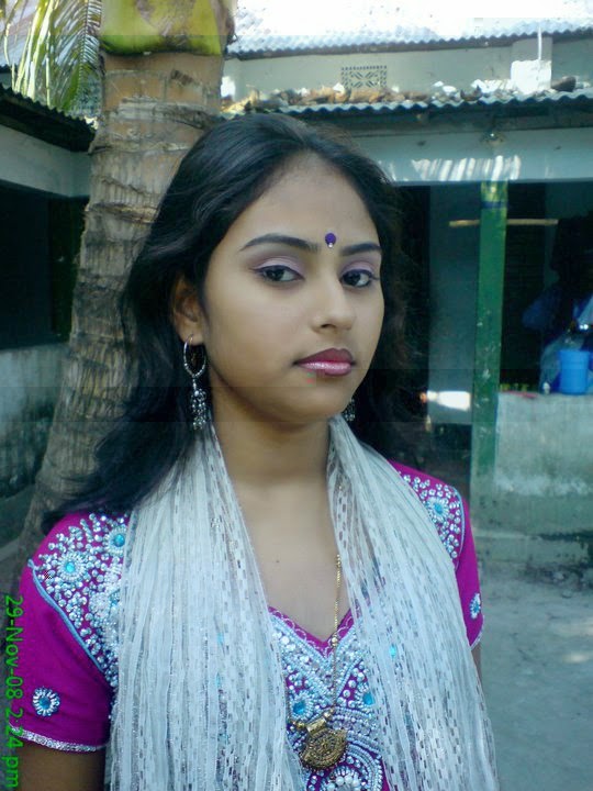 Bangladeshi cute girl showing her