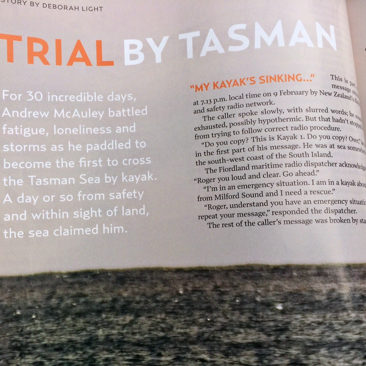 kensbigbackyard Did I kill Andrew McAuley?