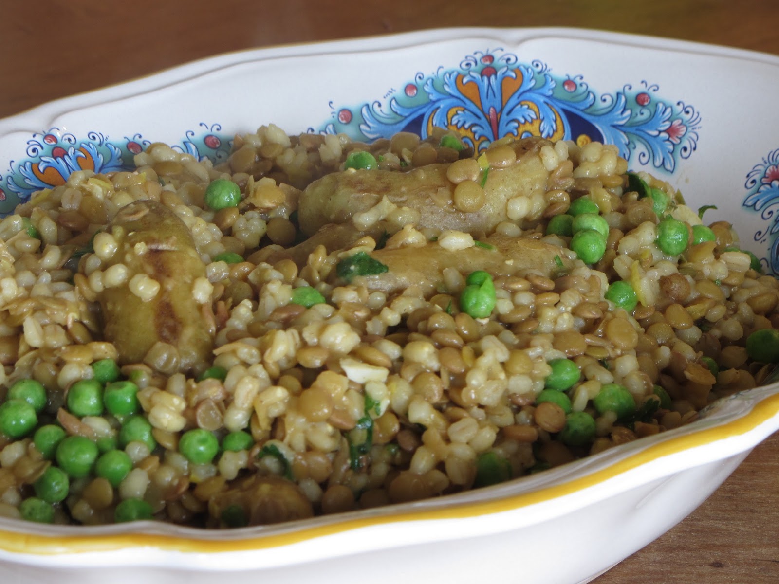 Tracy's Living Cookbook Spiced Potatoes with Lentils and Barley
