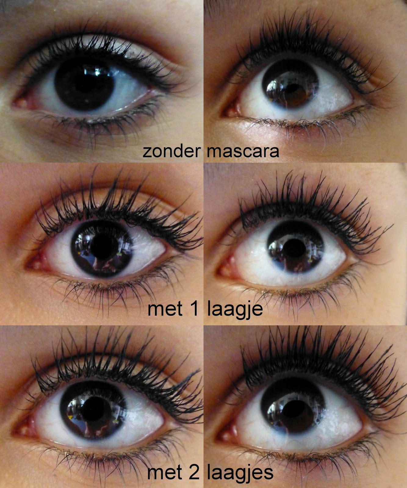 Mascara aanbrengen zonder klontjes