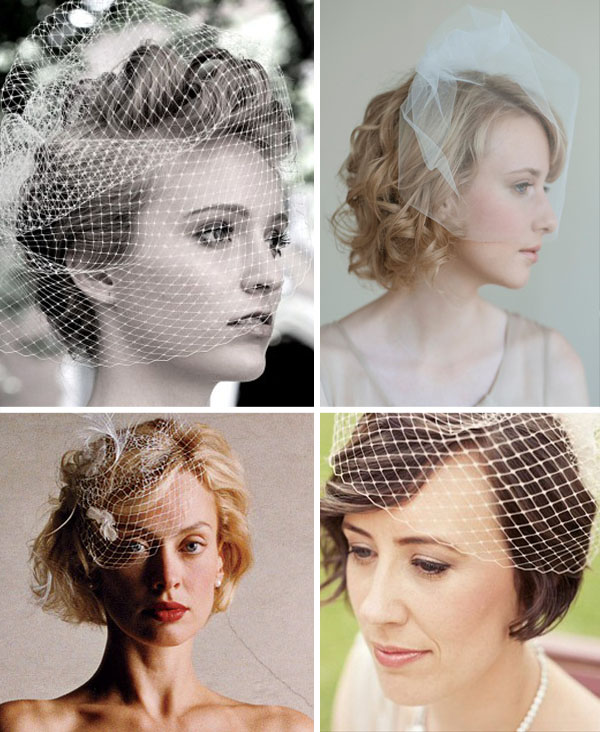 Acconciature da sposa per i capelli corti