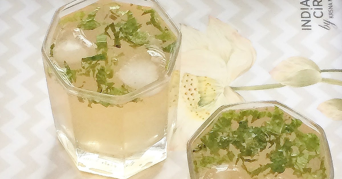 Cook like Priya Iced Lychee Green Tea Flavoured Green Tea Recipe