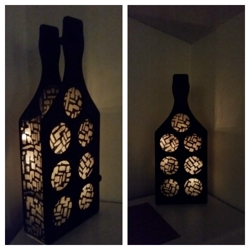 Silo Hill Farm WINE RACK LAMP