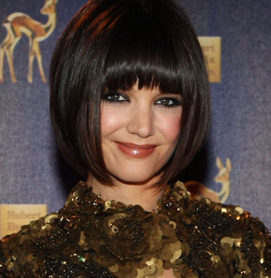 katie holmes bob bangs. Bob Haircut with angs - Bob