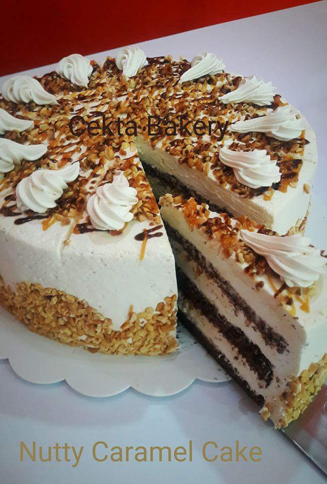 NUTTY CARAMEL CAKE