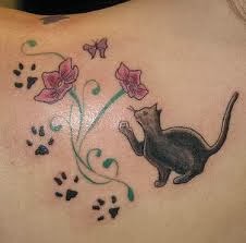 Tatuagens de Gato Imagens de Tatuagens de Gato
