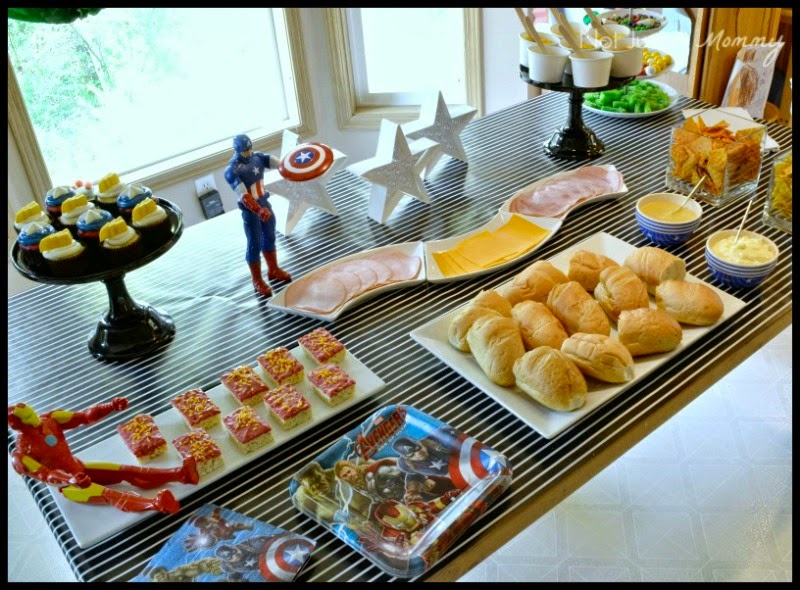 MARVEL Avengers: Age of Ultron Movie Marathon Party hero sandwich bar