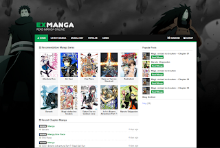 Exmanga Blogger Templates, Hight Quality, Free Download Template