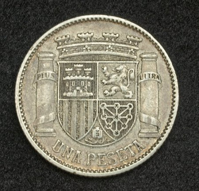 Spain Republic Peseta Silver Coin Spanish coinage