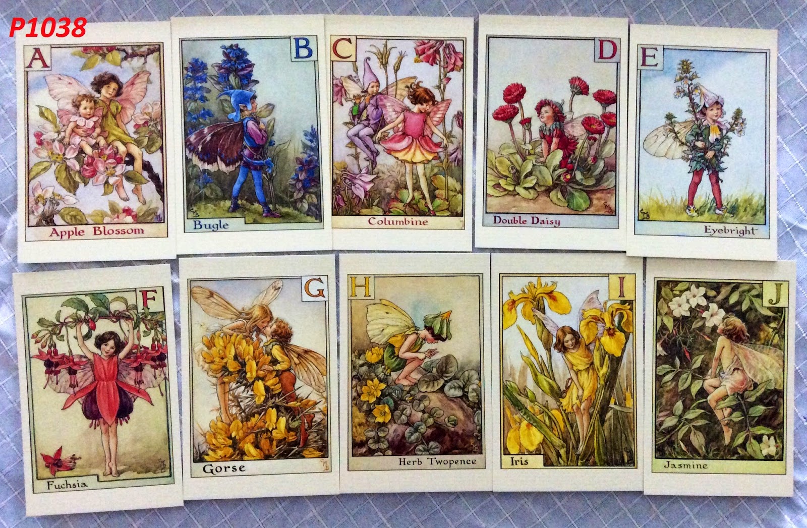 Used Books Corner Flower Fairy Postcards!