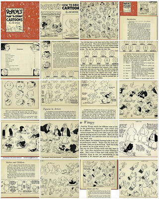How to Draw Cartoons Popeye book cartooning